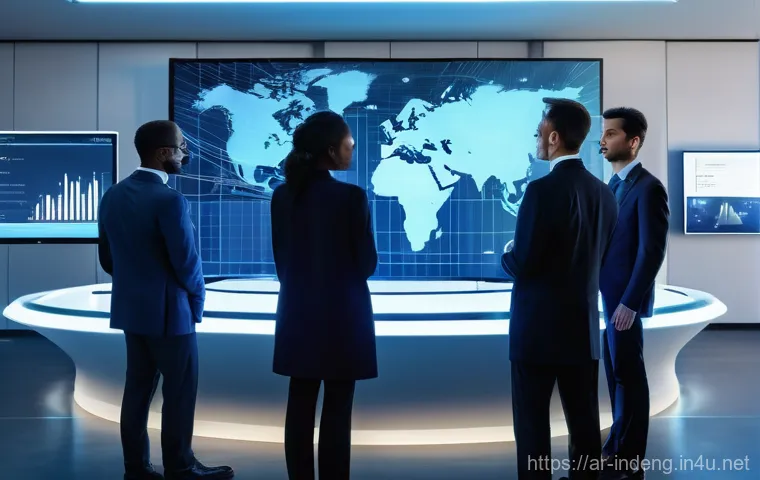 산업공학 시뮬레이션 - Image Prompt 1: The Strategic Visionary Boardroom**